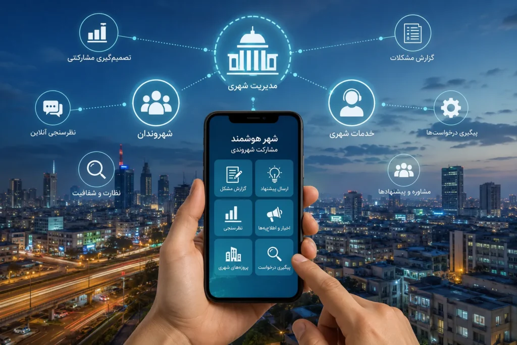 مشارکت شهروندی در شهر هوشمند و ارتباط شهروندان با مدیریت شهری