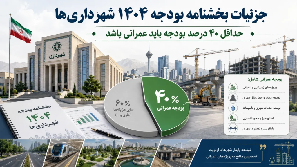 بودجه شهرداری، بودجه عمرانی، درآمد پایدار شهرداری، حقوق کارکنان شهرداری، شورای شهر